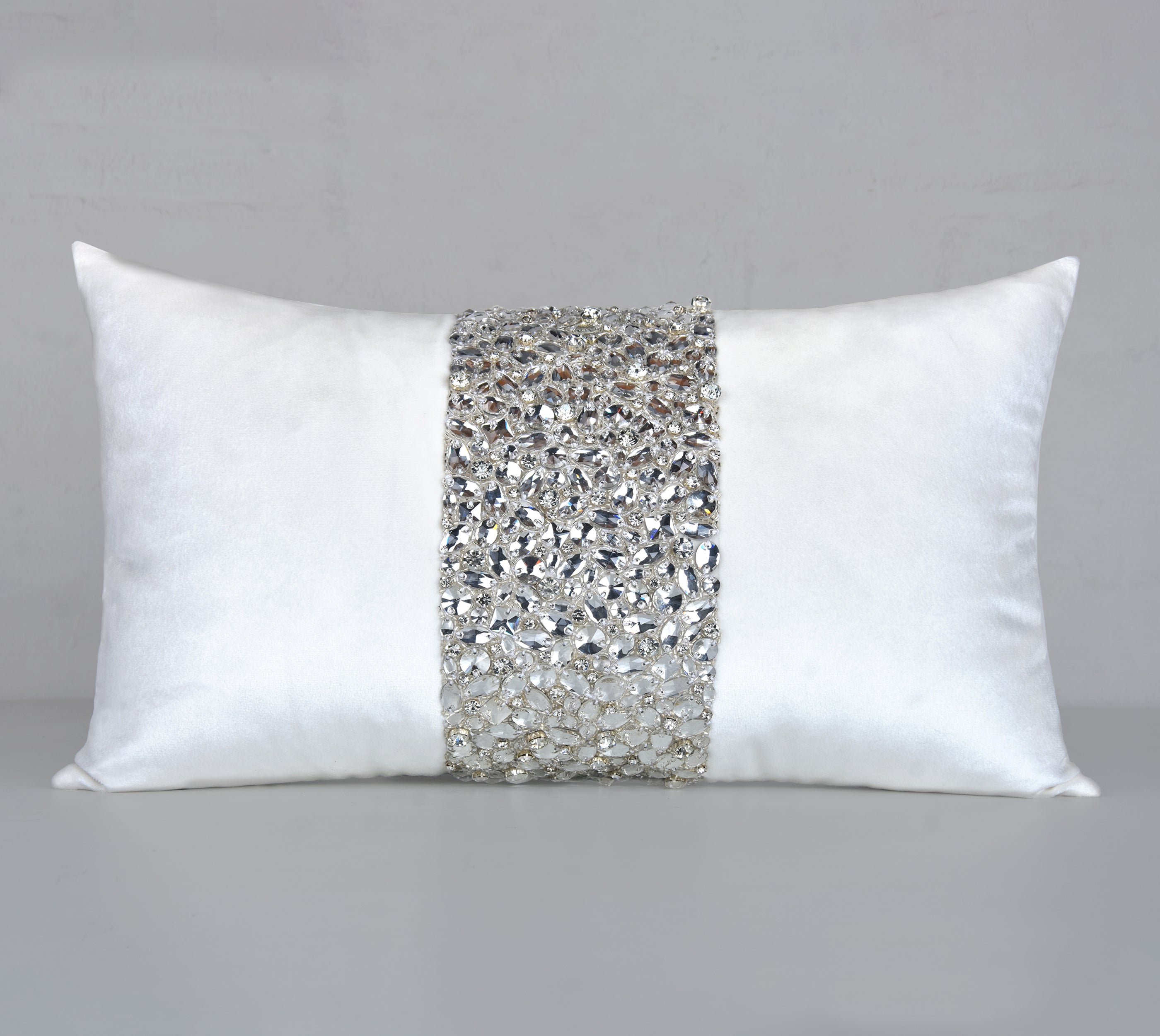 ALICE White Velvet Cushion Cover