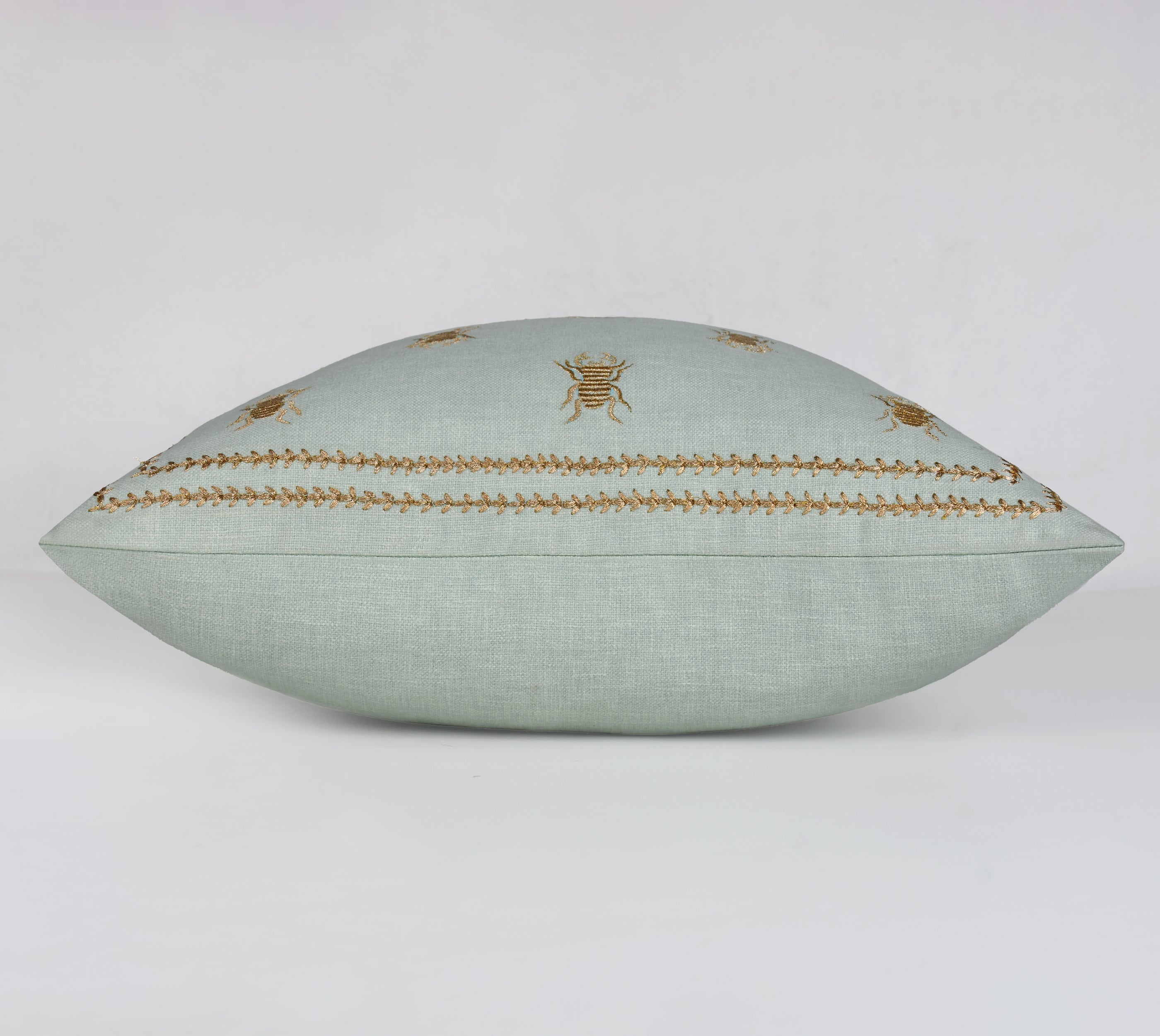 ROSA Mint Cotton Cushion Cover