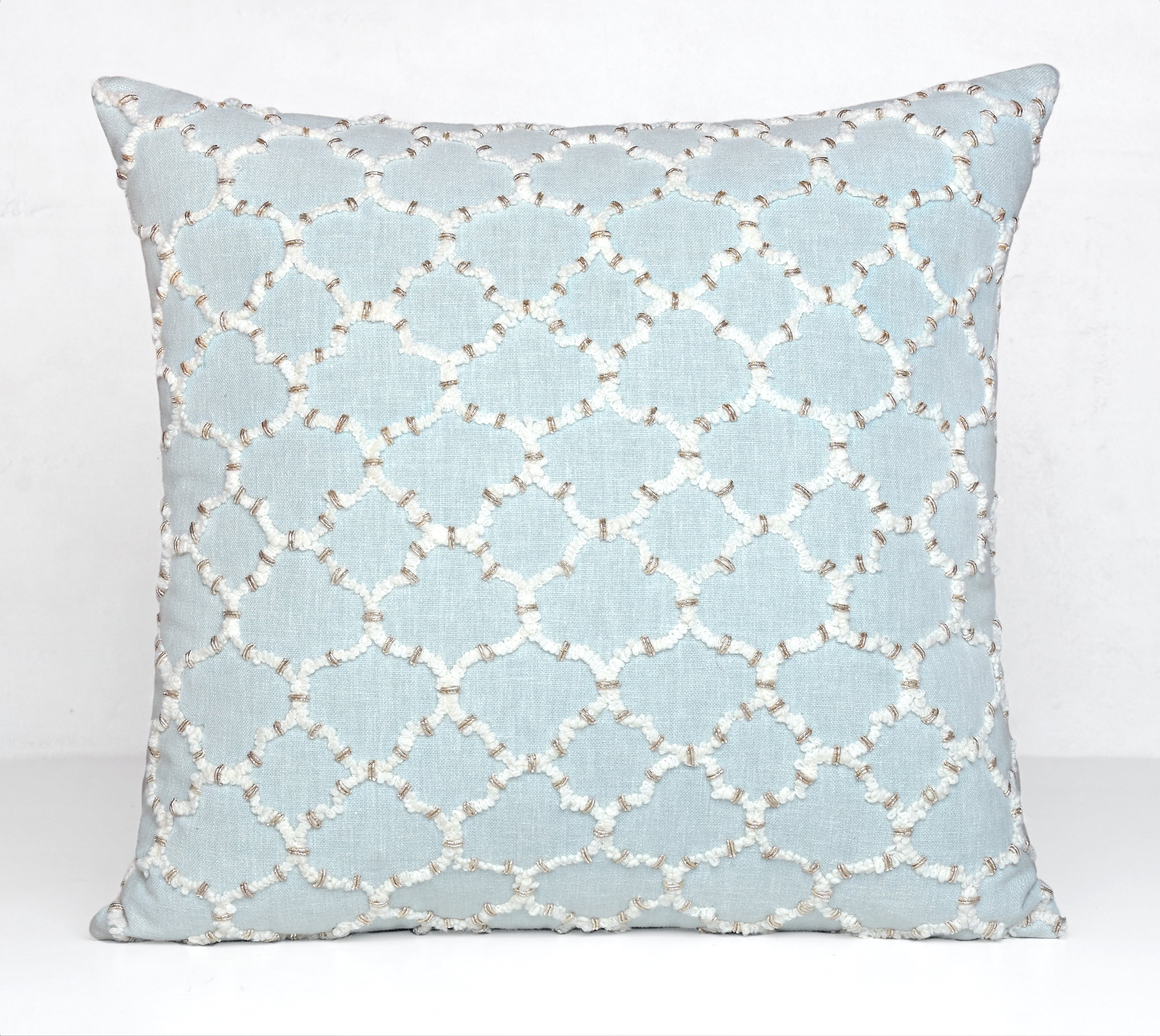 ISABELLA Mint Cotton Cushion cover