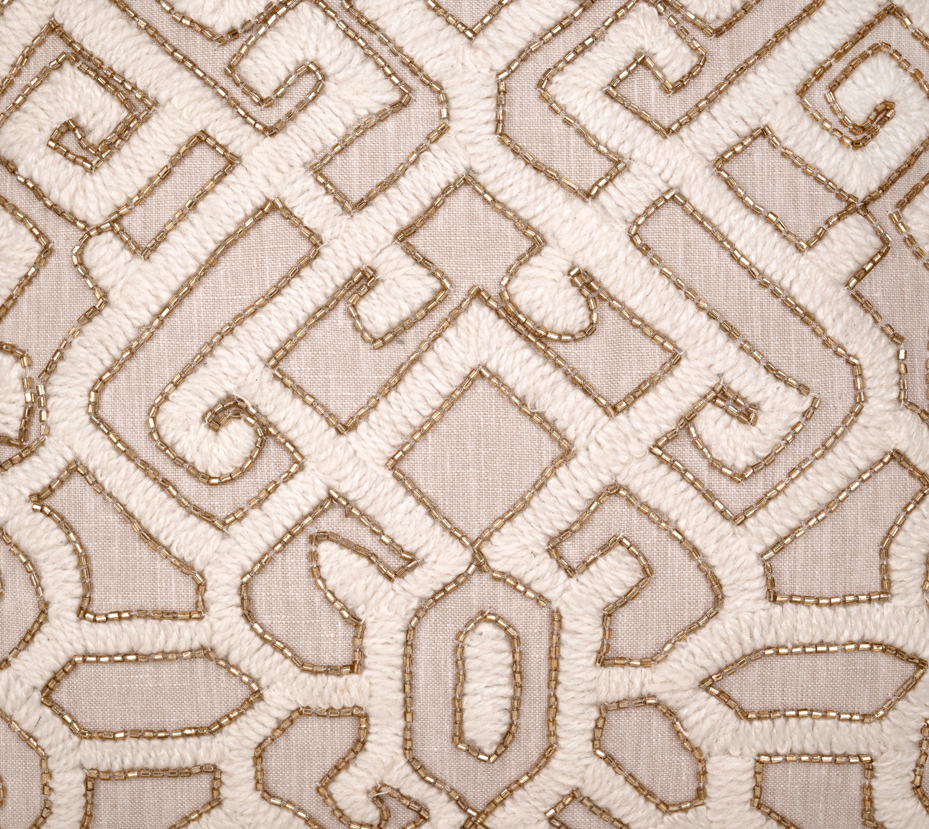 ISABELLA Beige Linen Cushion Cover