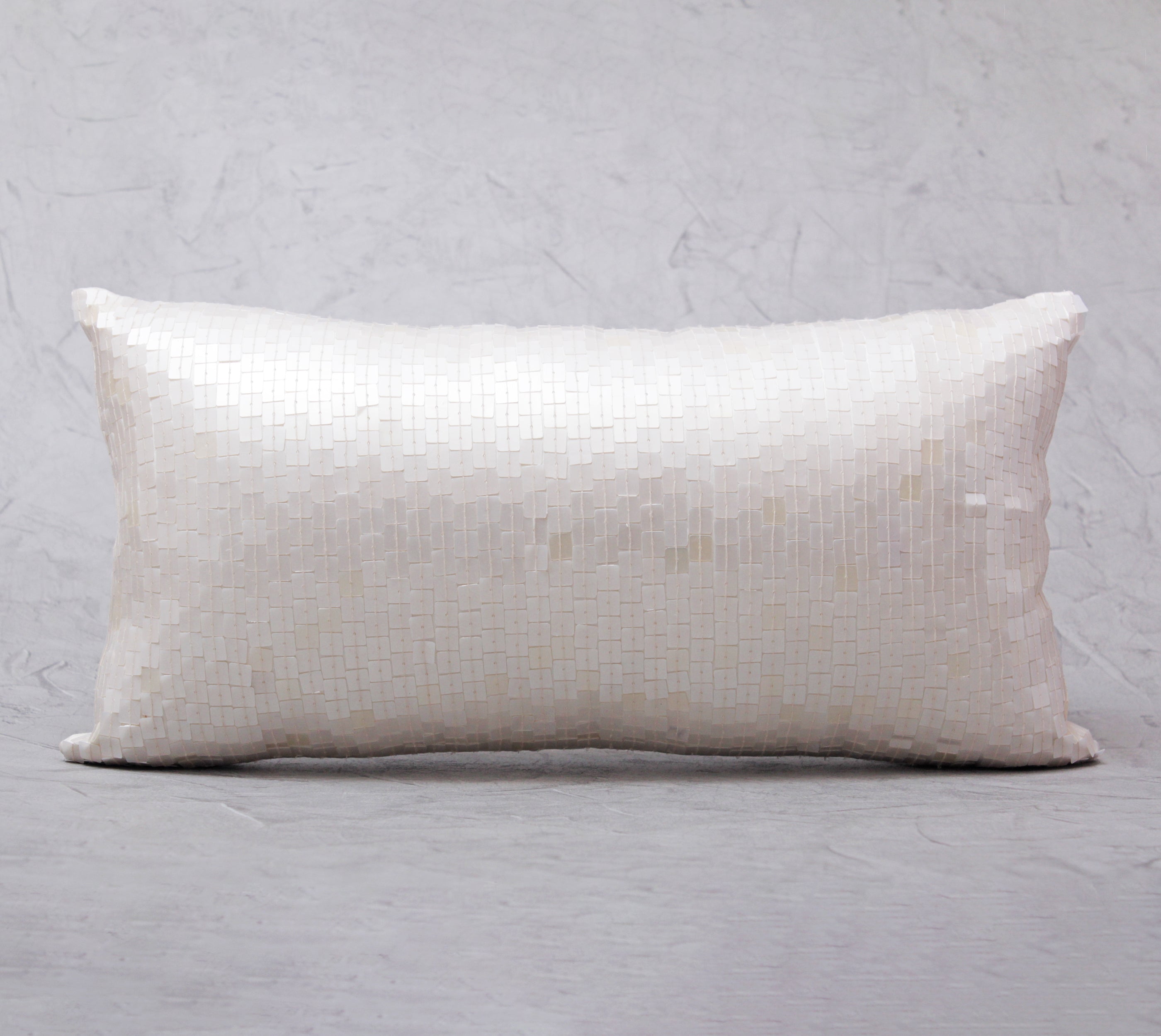 SPRITZ Off white Sequins Cushion Cover