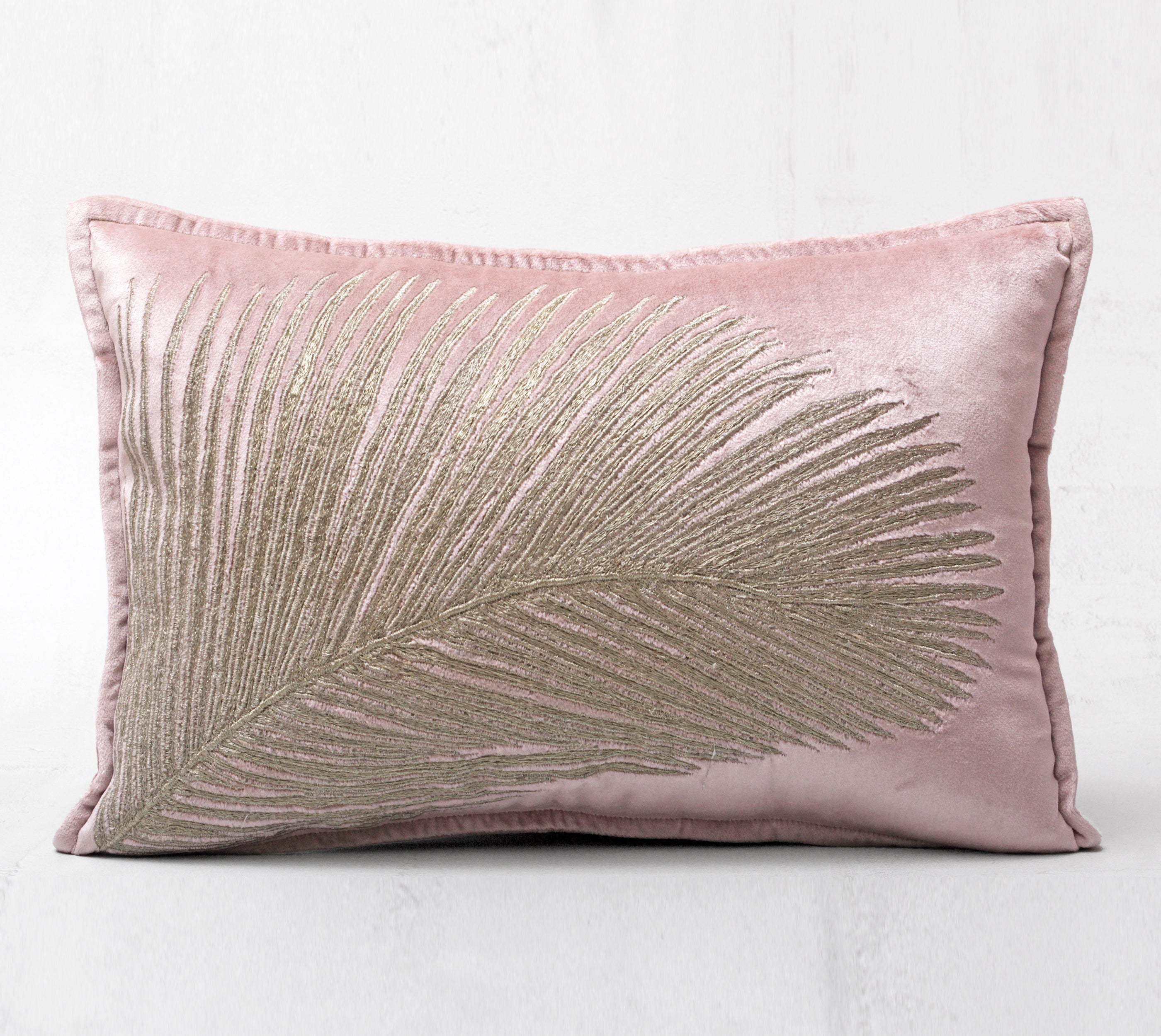 LAUREL Pink Velvet Cushion Cover