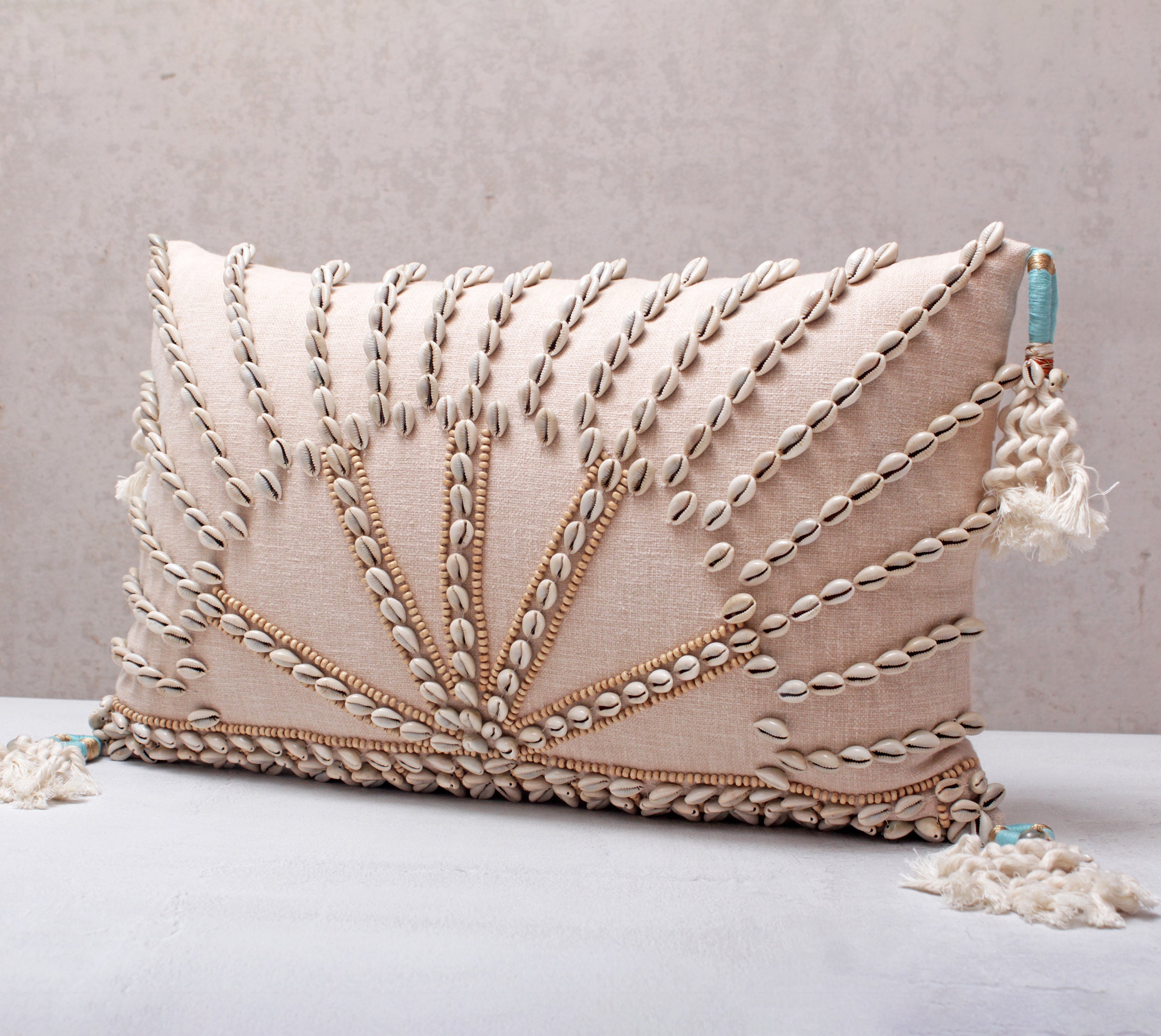 JUNIPER Light Peach Cotton Cushion Cover